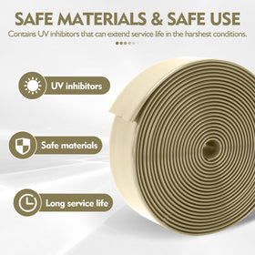 LukLoy vinyl strap closeup texture highlights sturdy weather-resistant material