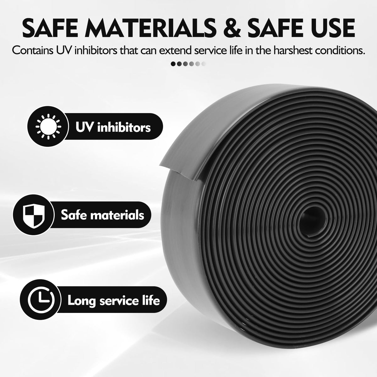 Premium LukLoy vinyl with UV inhibitors for outdoor longevity.