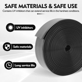 Premium LukLoy vinyl with UV inhibitors for outdoor longevity.