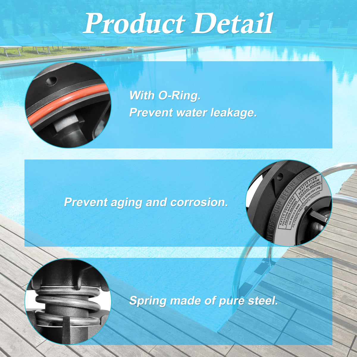 LUKYER SP0714T-compatible Hayward valve for versatile upgrades.