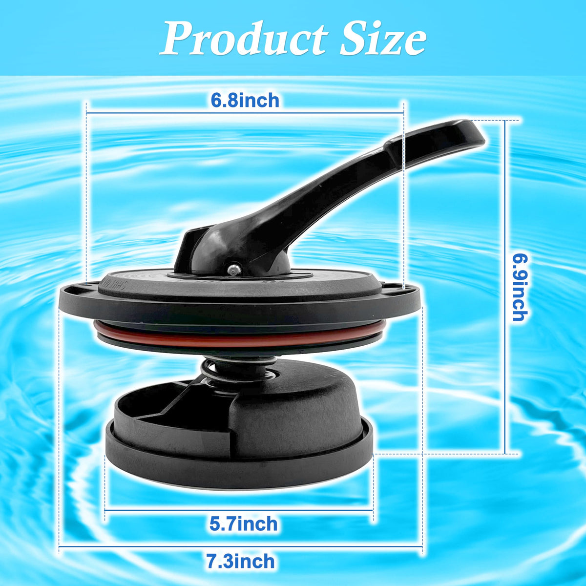 LUKYER SPX0714BA durable plastic construction for pool systems.