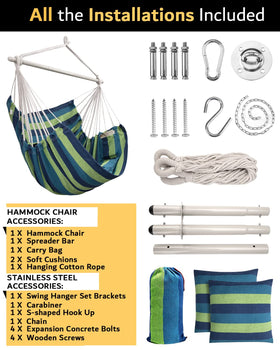 Lulladle washable fabric keeps the hammock chair easy to maintain