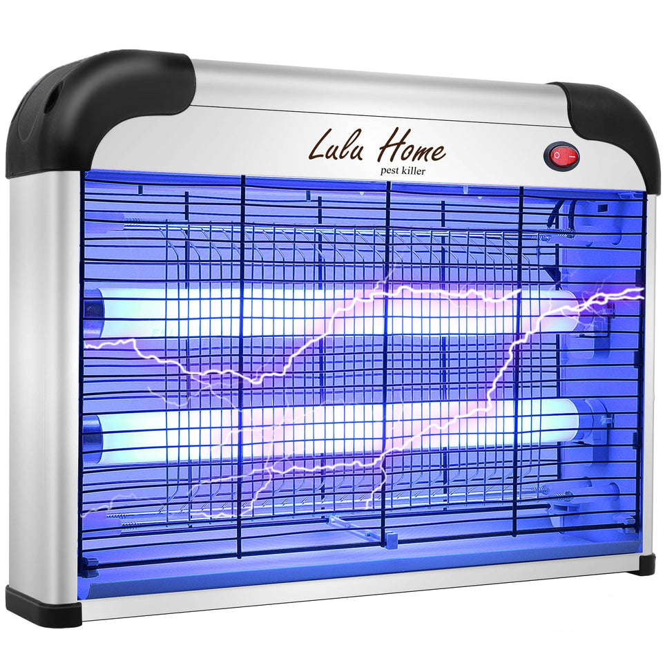 Lulu Home electric bug zapper front view for indoor insect control with blue light