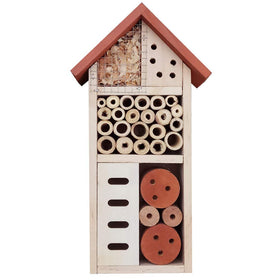 Lulu Home insect house bee habitat for pollinators in your garden.