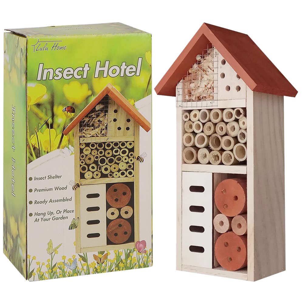 Lulu Home insect house butterfly habitat supports pollination and biodiversity.