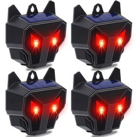 Lulu Home predator eyes deterrent with flashing red lights protects chicken coops at night