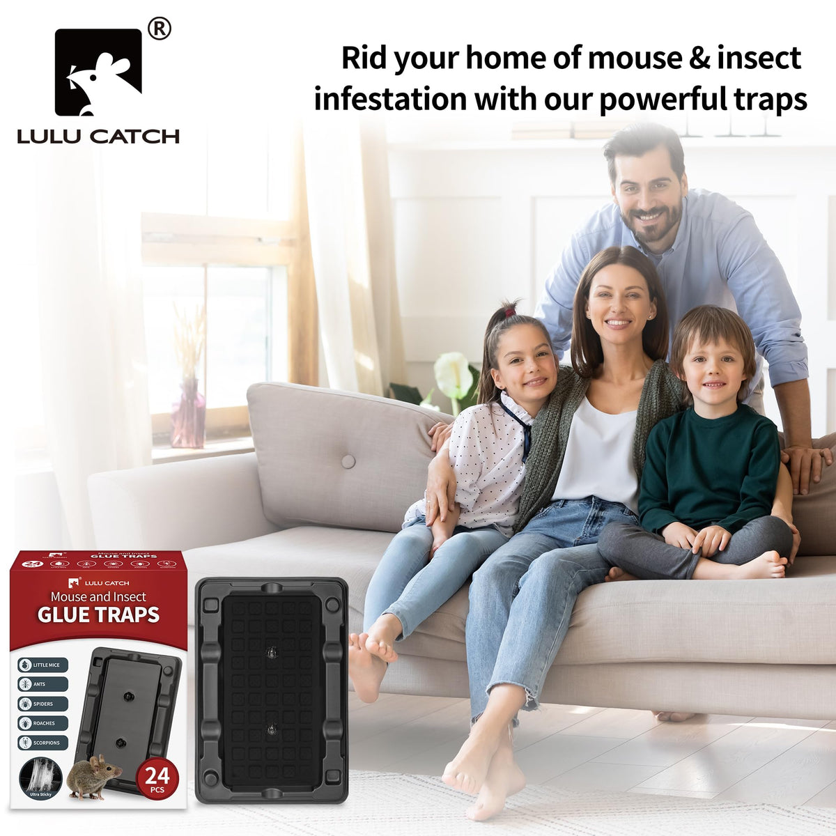 Value-packed set for ongoing pest prevention around the property.