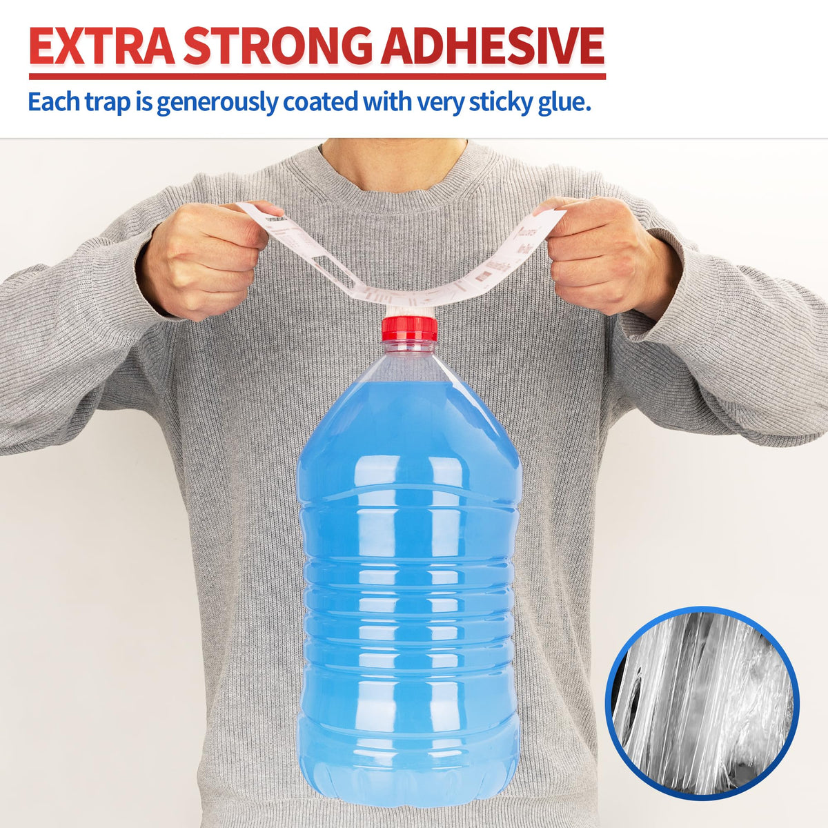 LULUCATCH 12-pack sticky traps offer four placements for flexible indoor use.