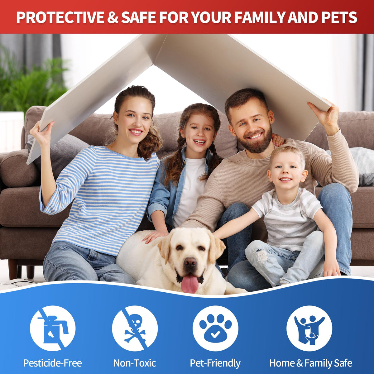 LULUCATCH indoor trap set helps protect living spaces from mice and small pests.