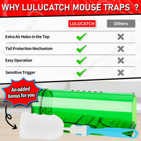 LULUCATCH kid-safe and pet-safe pest control without chemicals.