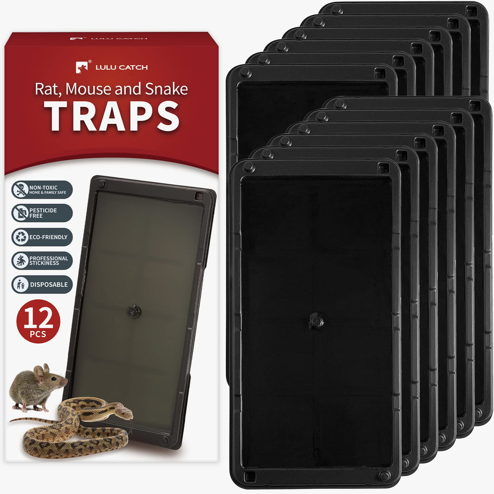 LULUCATCH large-tray mouse glue trap ready for indoor use.