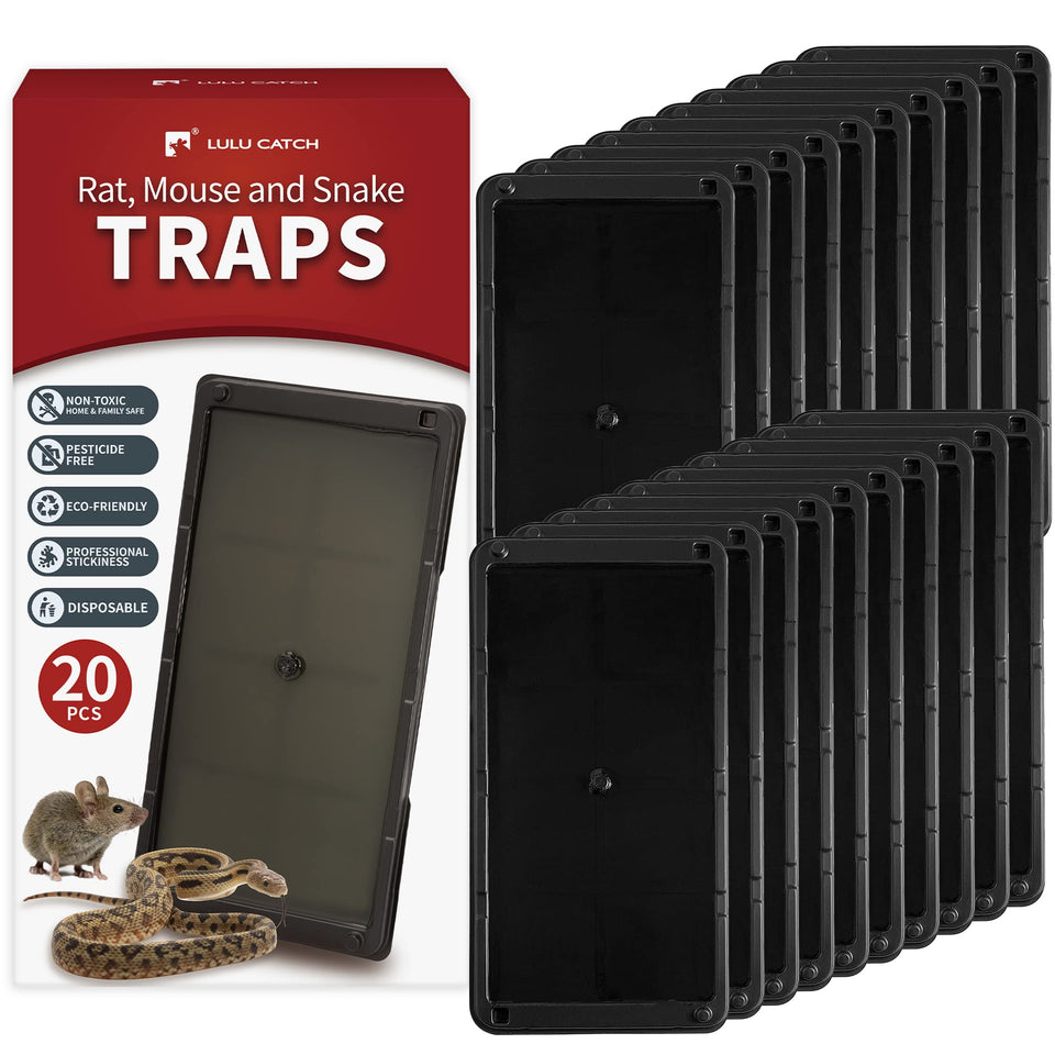 LULUCATCH large tray glue trap for bigger rodents indoors