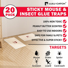 LULUCATCH ready-to-use glue trap peeled and placed easily