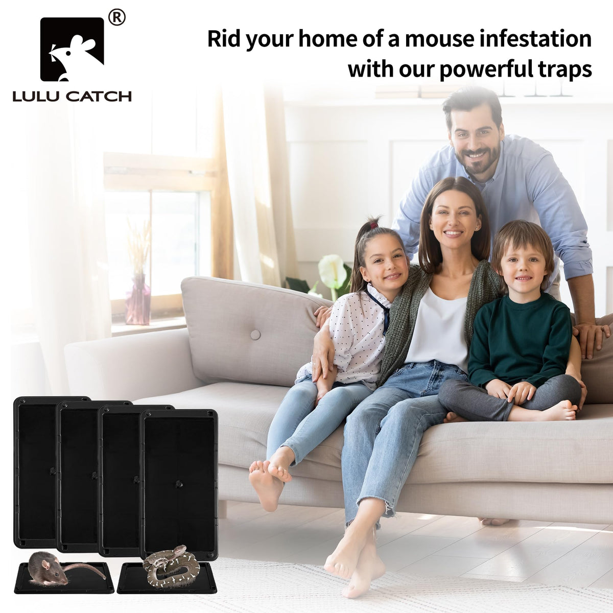 LULUCATCH six-pack packaging for versatile coverage.
