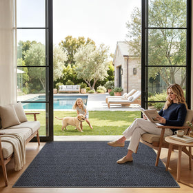 LUMI herringbone texture adds subtle pattern to any entrance