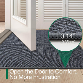 LUMI low-profile design fits under doors with minimal obstruction