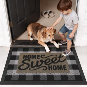 LUMI mud-resistant mat keeps entrances neat during wet seasons