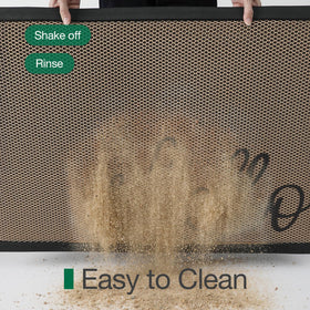 LUMI Dirt-trapper fibers capture debris at the threshold