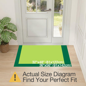 LUMI Ultra Thin Door Mat rolled packaging easy unroll for quick setup
