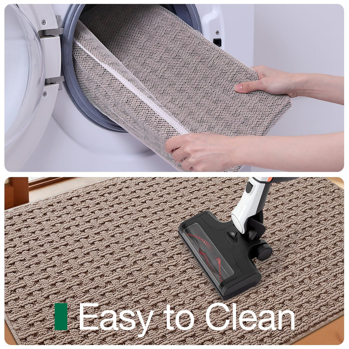 LUMI offers quick maintenance: shake, vacuum, or machine wash