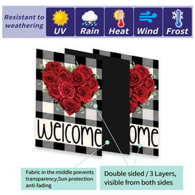 Lumifan Christmas design flag evokes holiday warmth in any yard.