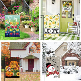 Lumifan spring design brightens garden borders.