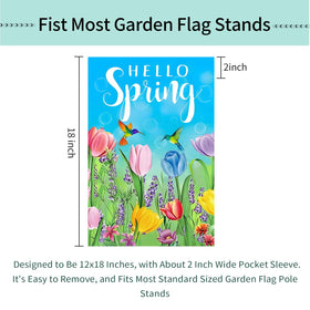 Lumifan Valentine's design flag adds romantic touch to outdoor decor.