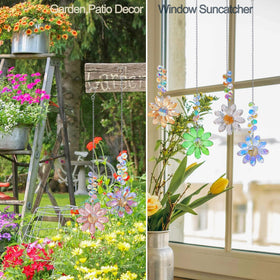 Six independent blooms let you mix scenes for windows, trees, or Christmas trees