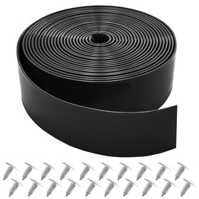 Lumpro vinyl straps for patio chair repair in black, 2in x 20ft, ideal for quick upgrades.