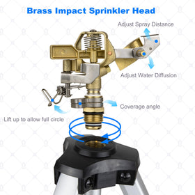 Lumzebqra 3/4 NH inlet hose connection ensures easy setup.