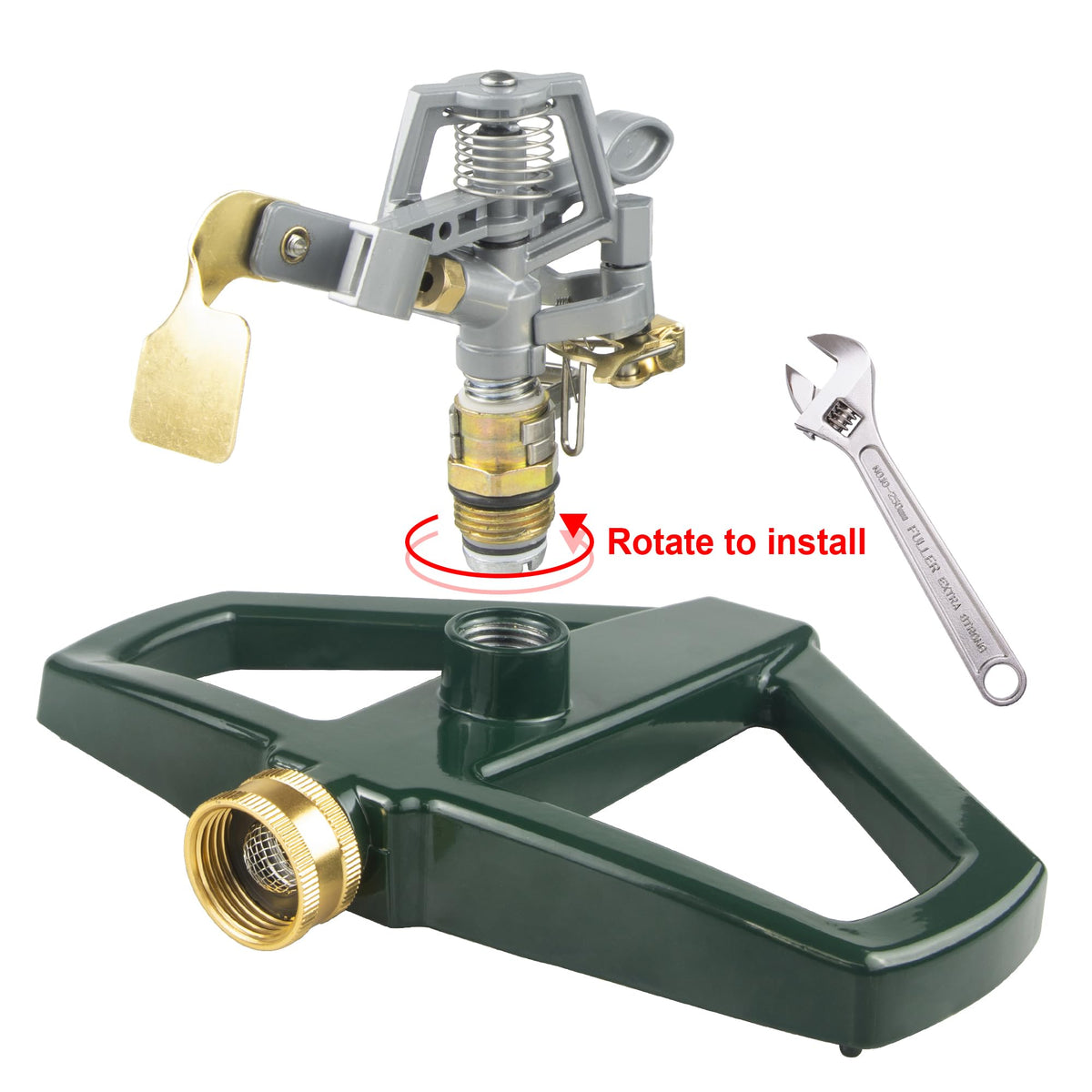 Lumzebqra zinc alloy nozzle resists rust and corrosion.