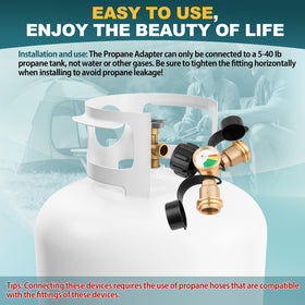 Luney splitter with tool-free installation for quick outdoor setup