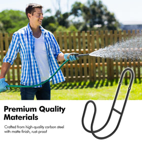Lunhoo hose holder oversized hanger fits large hoses for secure storage.