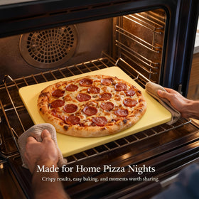 Lunvarion cordierite heat-retention stone enhances even baking