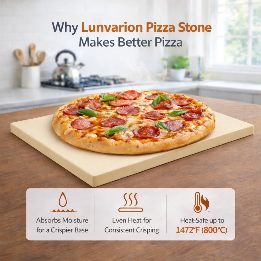 Lunvarion pizza stone care guide: clean, dry, and ready for storage