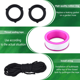 LUOFANT compatible with rain barrels, tanks, sinks, ponds, and aquariums