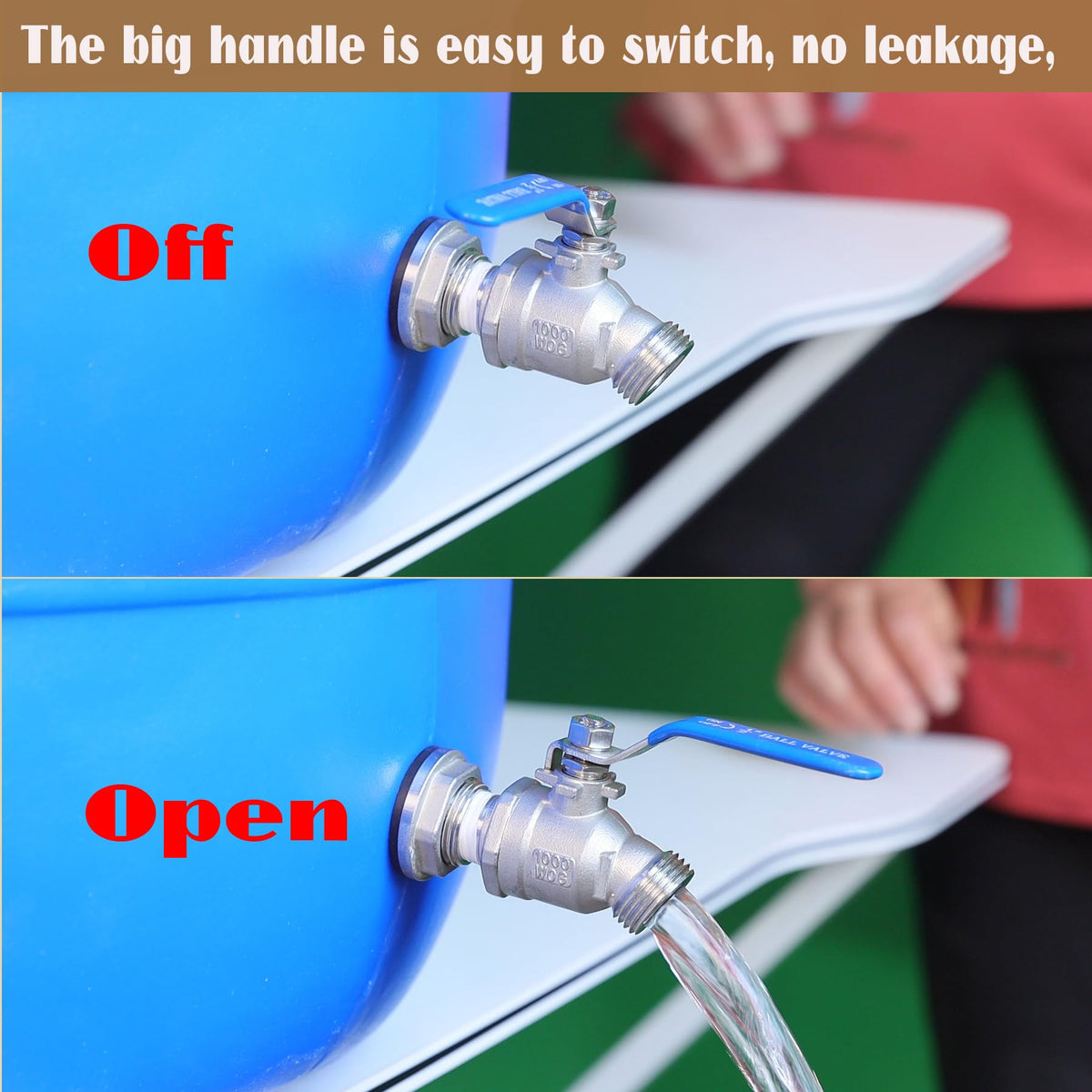 LUOFANT bulkhead fitting in 304 stainless steel for leak-free connections.