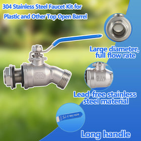 LUOFANT easy installation requires a 21 mm hole for inside-nut mounting.