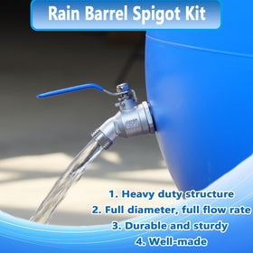 LUOFANT lead-free 304 stainless steel construction for safe outdoor use.