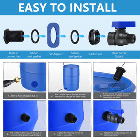 LUOFANT easy installation with pull rope for bucket use.