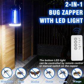 LUOJIBIE zapper using a 4200-volt grid to stop mosquitoes on contact.