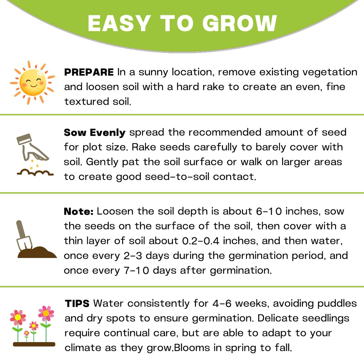 LUOJIBIE zinnia seeds germination stage shown for beginner-friendly planting