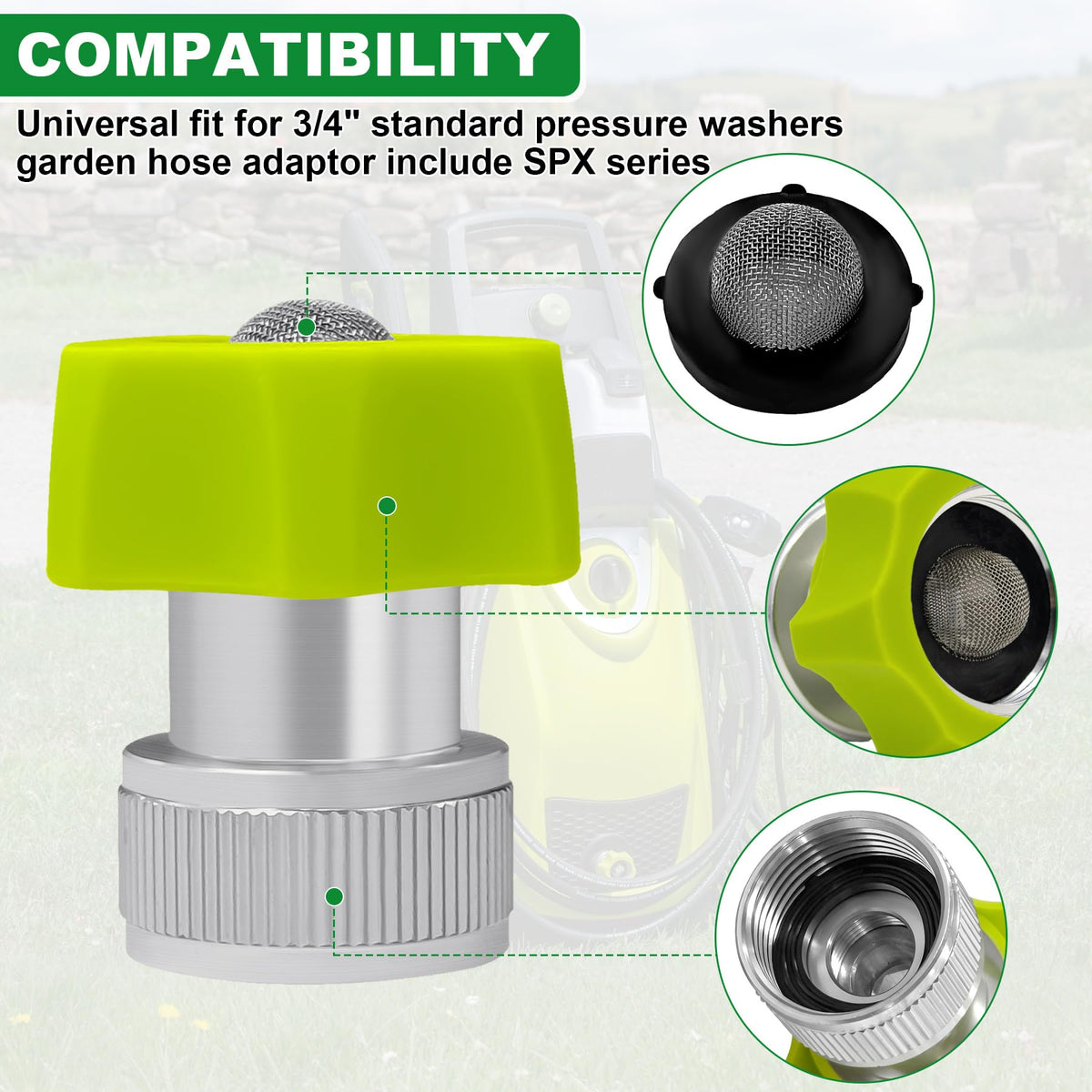 Luojiedejinbiao built-in filter reduces debris intake for smoother operation.