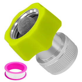 Luojiedejinbiao SPX-AGHA 3/4-inch hose adapter showing universal compatibility for pressure washers.