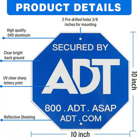 LUOYKOIFY window stickers boost deterrence and visibility on glass.