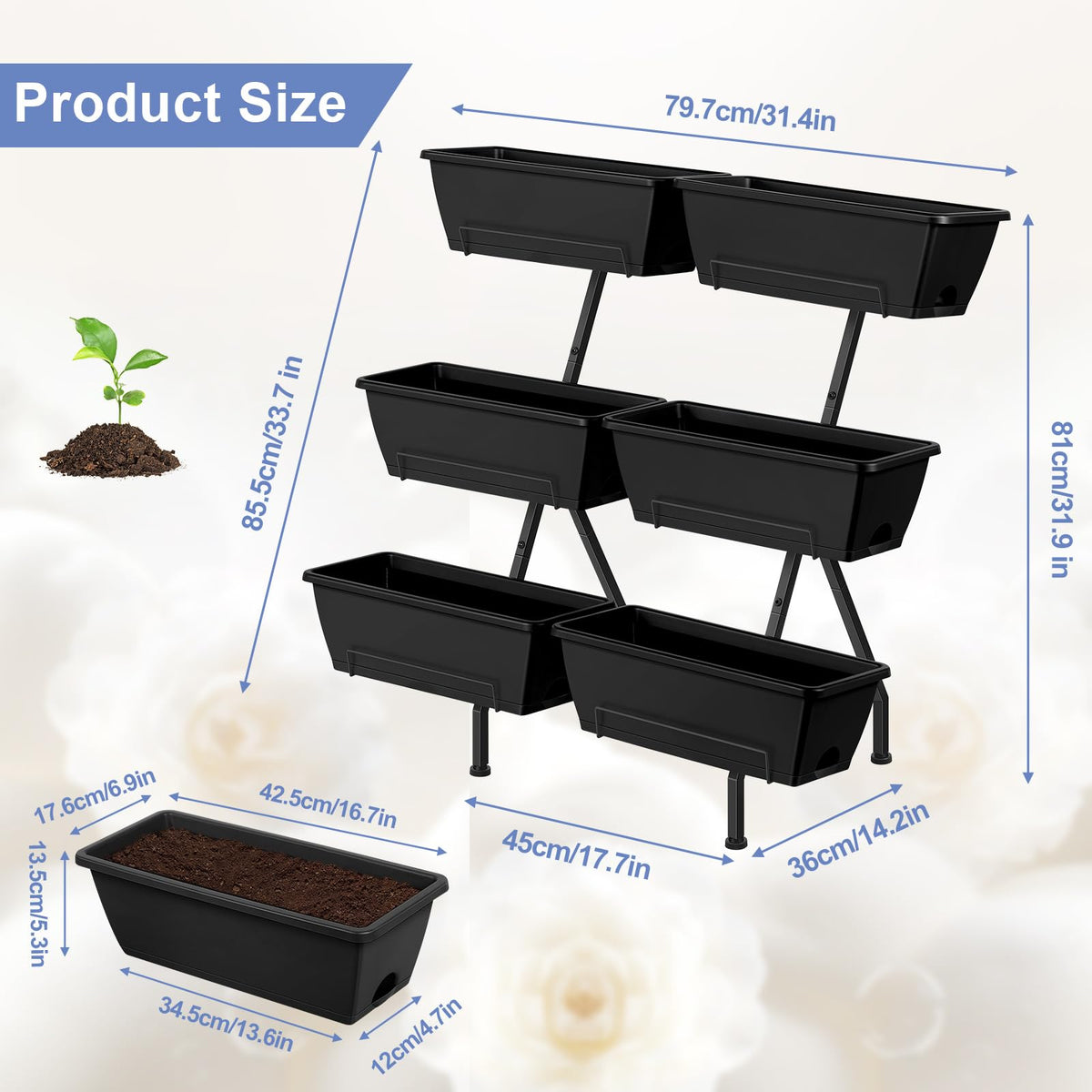 Luplom removable drainage trays support moisture balance and airflow around roots