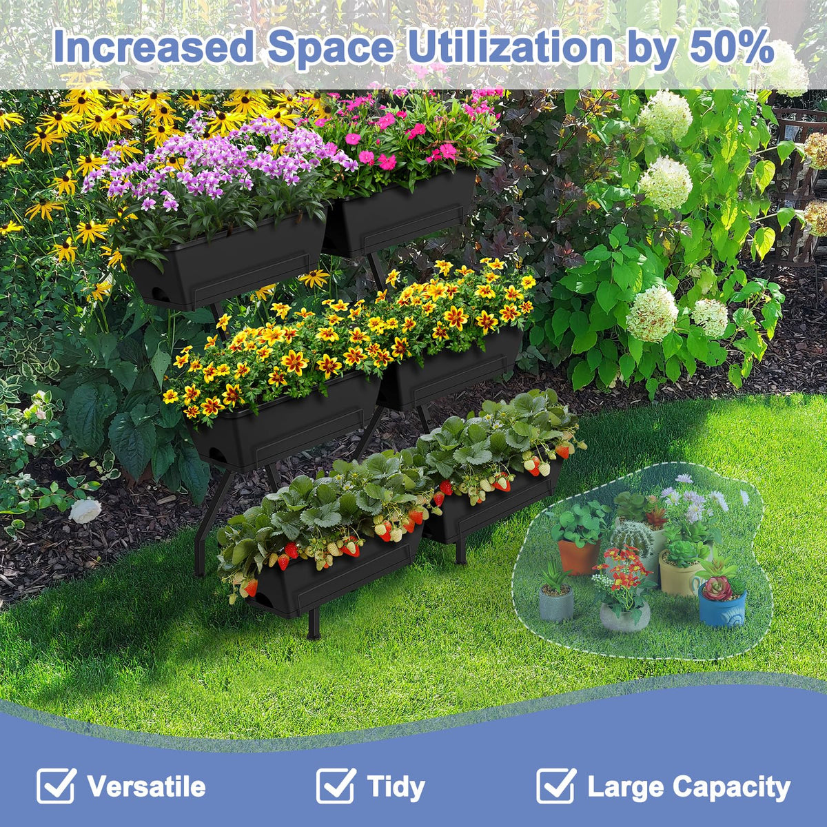 Luplom triangular frame delivers rugged durability for outdoor use