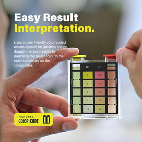LUPO color match result display helps quick decision making