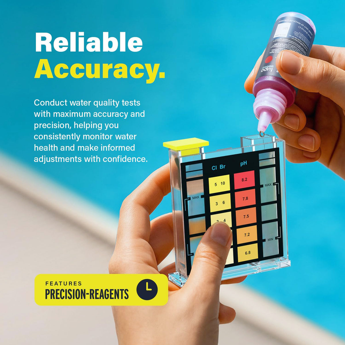 Lupo Global waterproof instruction card with treatment guides for reference.