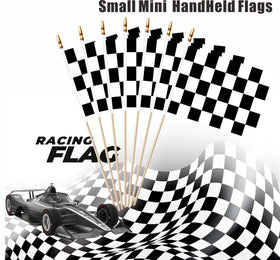 LUSEOAN checkered flags brighten desks and walls for classroom or office decor